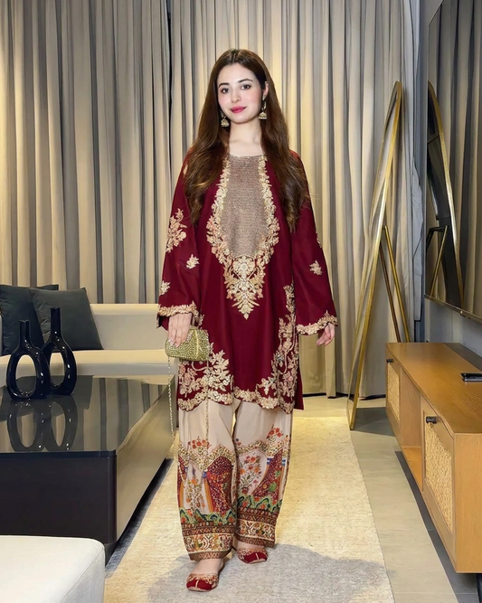 2pc Fancy Silk
